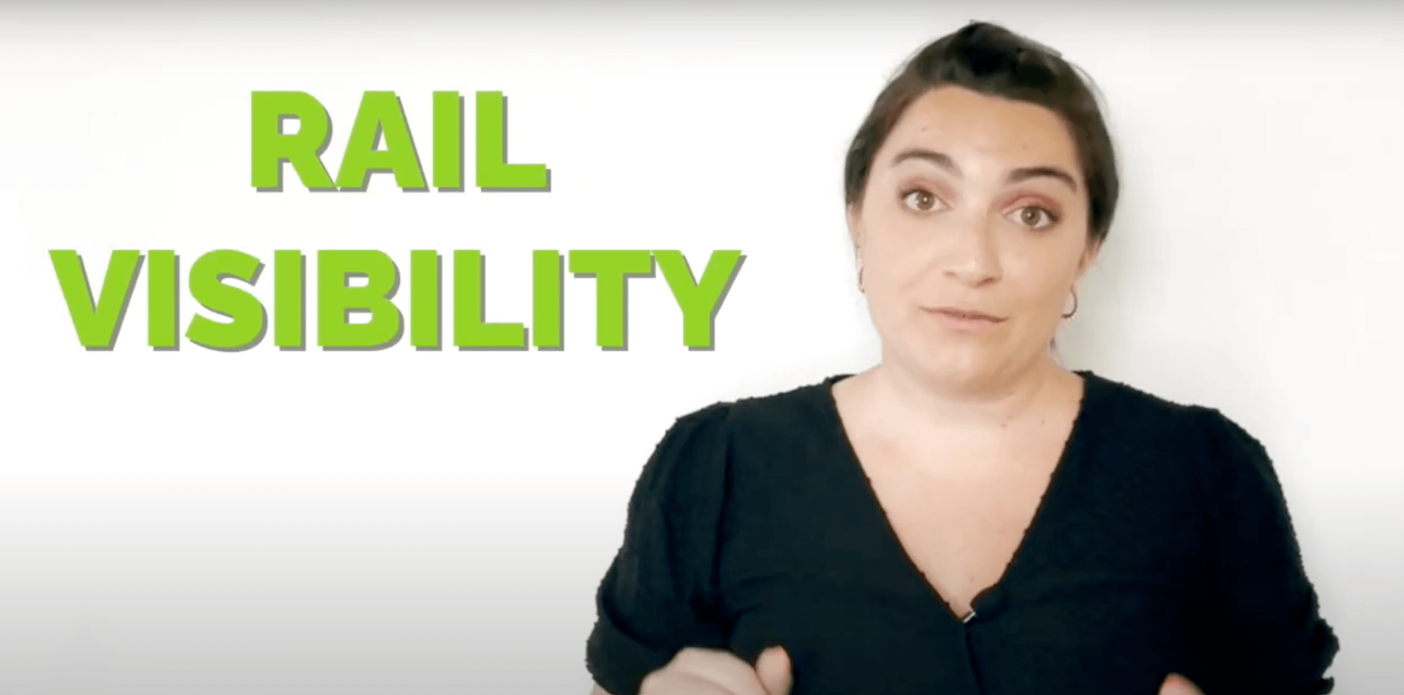 What is rail visibility video thumbnail