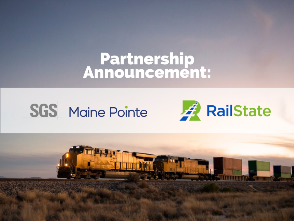 partnership announcement SGS Maine Pointe and RailState