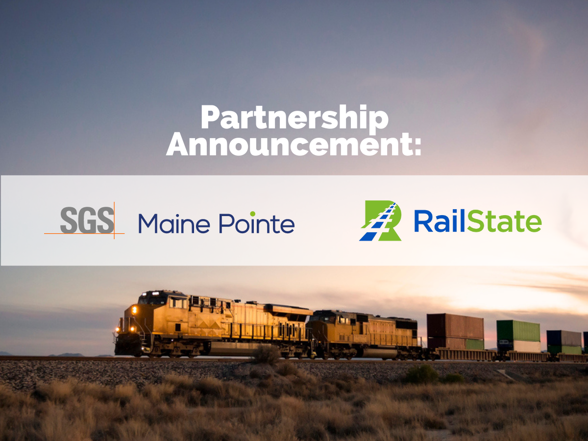 partnership announcement SGS Maine Pointe and RailState