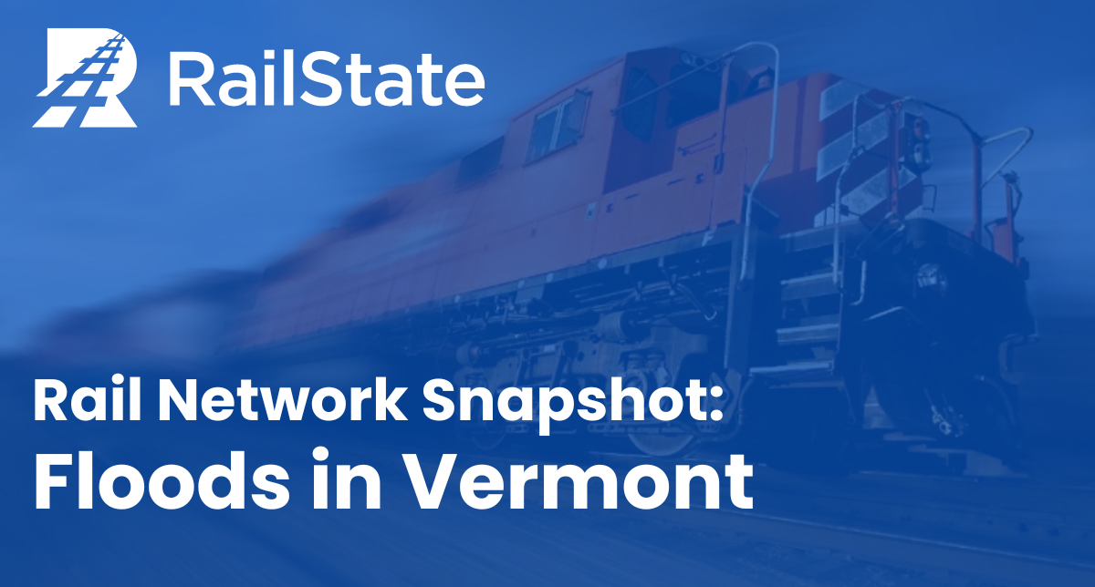 Cover Image For RailState Rail Network Snapshot of Floods in Vermont