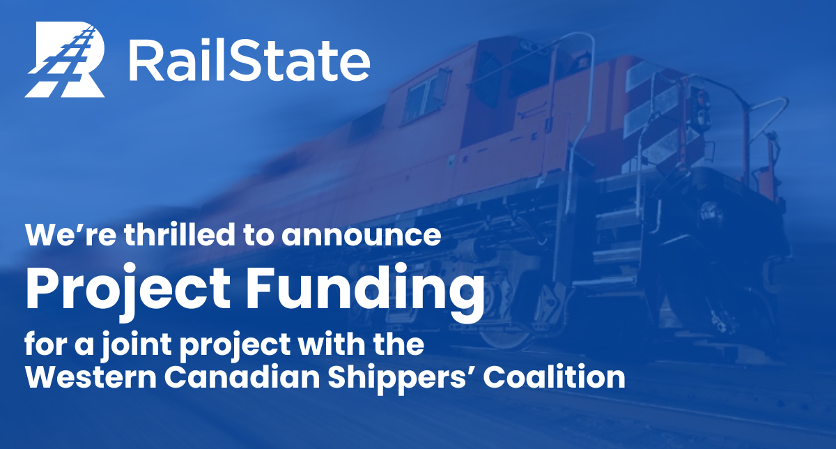 WCSC and RailState Joint Rail Visibility Project Funding National Trade Corridors Fund Canada