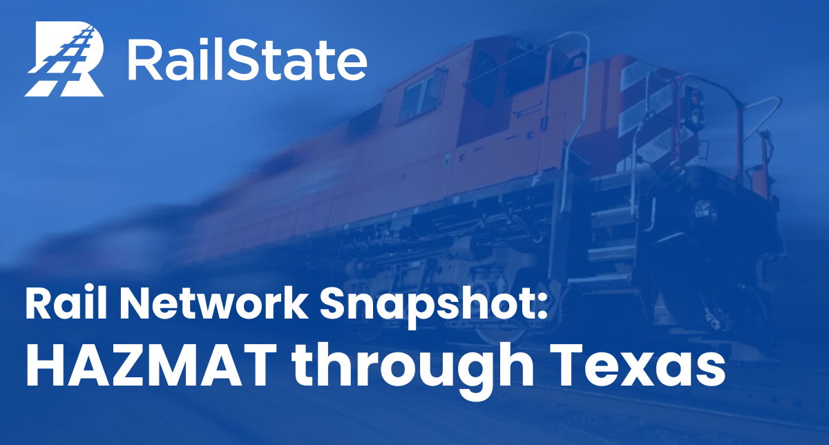 Rail Network Snapshot: HAZMAT through Texas